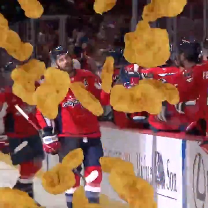 Nuggs courtesy of the empty net! Enjoy a free 6-piece Chicken McNuggets with minimum $1 purchase tomorrow on the app. #ALLCAPS | McDonald's