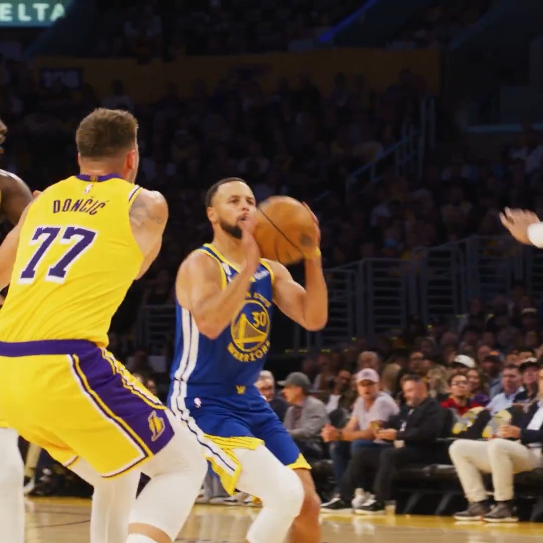 You call it Stephen Curry threes. We call it art.