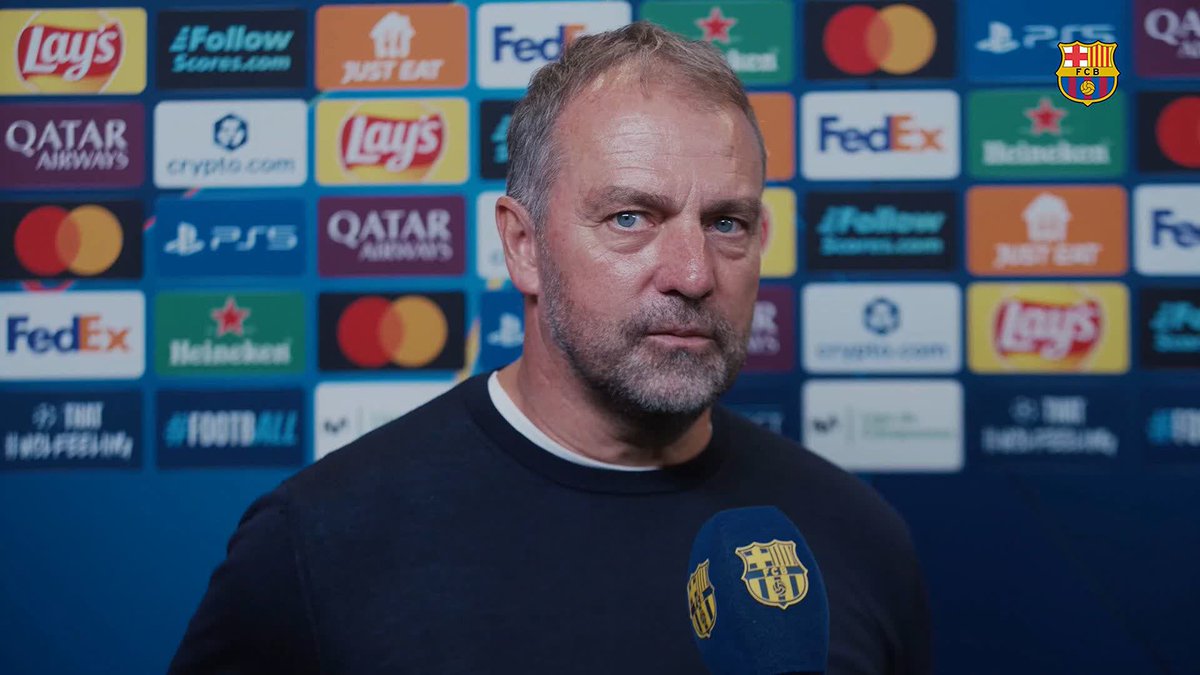 🗣 Coach Hansi Flick on the Champions League win vs Olympiacos