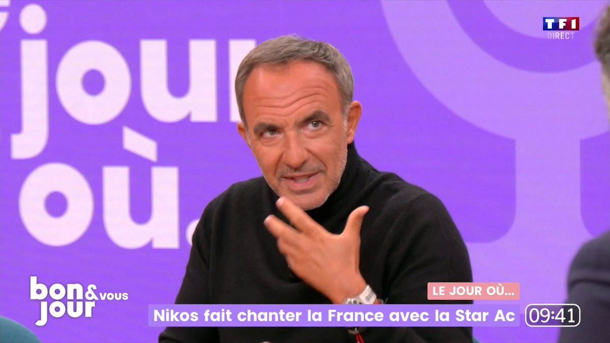 Star Academy : "Les gamins me disaient 'c'est le grand frère', là il m'appellent tonton", Nikos Aliagas dans #BonjourLaMatinaleTF1