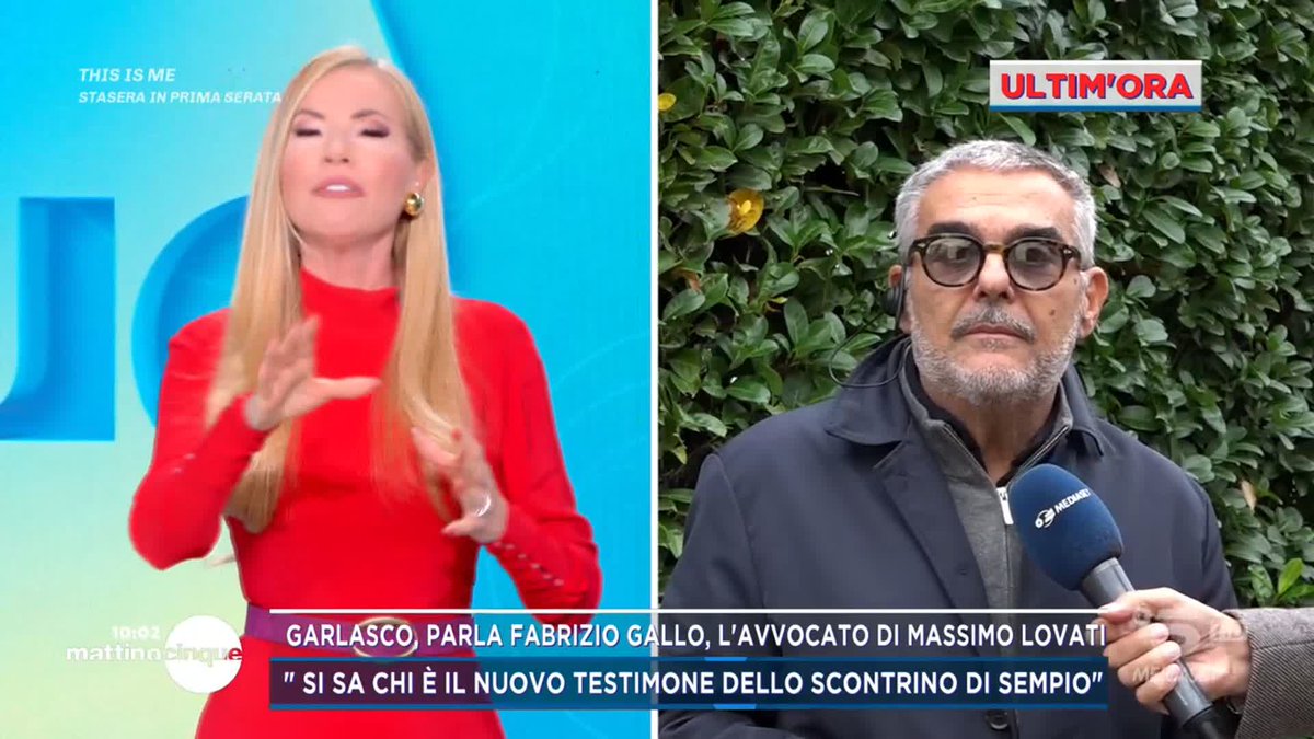 #Garlasco, Parla l'avvocato di Lovati Gallo "Il testimone potrebbe essere stato un familiare di Sempio" #Mattino5