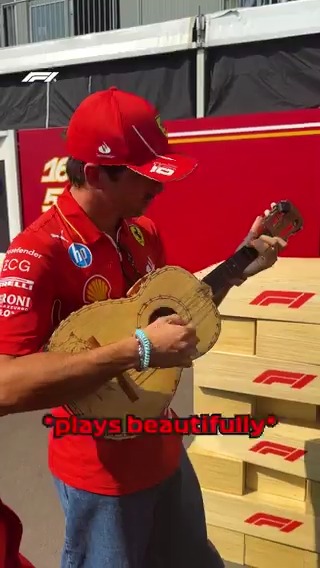 "I don't play a lot but..." 😮‍💨🎸 #F1 #MexicoGP