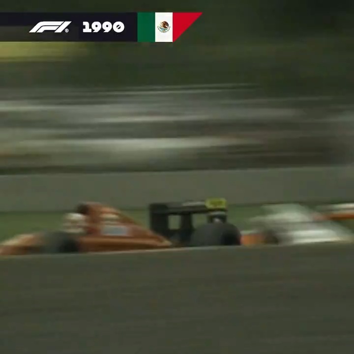 One of the most iconic overtakes from the one of the most iconic eras! 🤩💪 This is Nigel Mansell's brave last-lap overtake on Gerhard Berger 💨 #F1 #MexicoGP