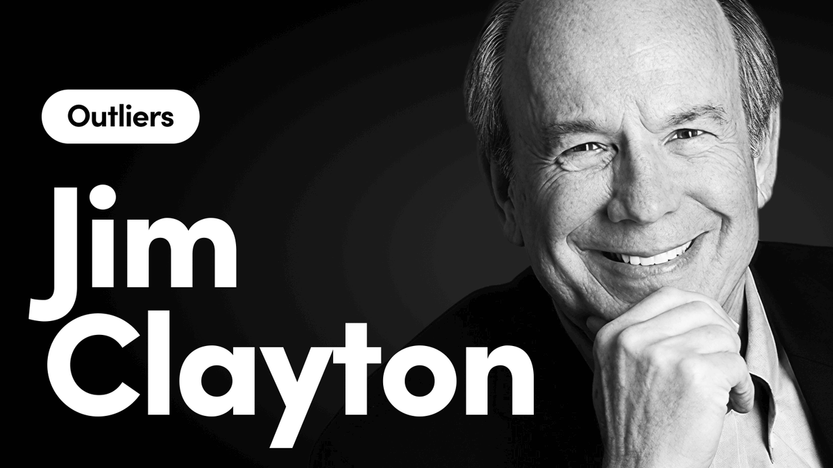Jim Clayton was forced into bankruptcy at 27. The very next day he started from zero building Clayton Homes into a mobile homes juggernaut, eventually selling to Berkshire Hathaway for $1.7 billion. This is his story and the playbook he used to start over and build something massive. Here are some of the highlights: 1. If you have to swallow a frog, don’t look at it too long. 2. The strong feed during depressions. 3. “Money can’t buy happiness. … but it sure can help you look in a lot more places.” 4. All complaining comes at the expense of improving. 5. Don’t fight the flow. 6. “Positive action produces positive attitudes, which produce a positive atmosphere.” 7. Disappointment is not defeat. 8. Problems are opportunities. Run toward them. 9. “Our lives work only to the extent that we are willing to keep our agreements.” 10. When you lose your sense of direction, don’t act on impulse. 11. Talk less and listen more. 12. “He who has the last laugh has the best laugh.” 13. Bad loans spread like a virus. 14. When people tell you what you want to hear, your judgment takes a sabbatical. 15. People are expected to make 90% of decisions. If they don’t know which ones are in the 10%, they likely lack good judgment in other areas. 16. If you do what everyone else does, you’ll get results like everyone else. 17. “Never shine a light on your competitor. Not even a candlelight.” 18. Hard times reveal friends. 19. The best legal department is happy customers. 20. The spouses of the people you are considering hiring will tell you more about who they are than an interview. 21. Always be the fastest paying customer to your suppliers. 22. Make your plan conform to reality, not the other way around. Either work with the world the way you find it, or it will teach you a lesson. 23. “There are 3 kinds of people: those who make it happen, those who watch it happen, and occasionally, someone who doesn’t know what happened.” 24. “I have never worshipped money and I never worked for money. I worked for pride and accomplishment. Money can become a nuisance. It’s a hell of a lot more fund chasing it than getting it. The fun is in the race.” — Ray Kroc 25. The time to pull the trigger on an employee is the first time you think of it. 26. When hiring, look for people who already have jobs. 27. Sometimes you don’t need to be great; you just need to be better than the competition. 28. Always act like the underdog, even when you’re the favorite. 29. Skin in the game prevents a lot of poor behavior. If you want upside, you need downside. (Listen now "Jim Clayton on The Knowledge Project" or see links in comment below.)