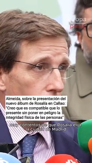 Almeida, sobre la presentación del nuevo álbum de Rosalía en Callao: "Creo que es compatible que lo presente sin poner en peligro la integridad física de las personas"