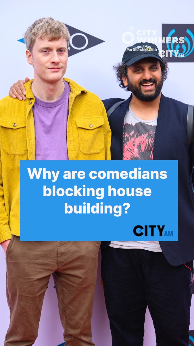Popular comedians James Acaster and Nish Kumar have been intervening in housing - leading an attempt to block plans for 800 new homes to be built in Peckham, SE London. Onward director Sir Simon Clarke says this "luxury belief" is hitting savers and potential first time buyers. Read more at the link in the bio 🔗 #comedian #jamesacaster #nishkumar #housing #news #politics