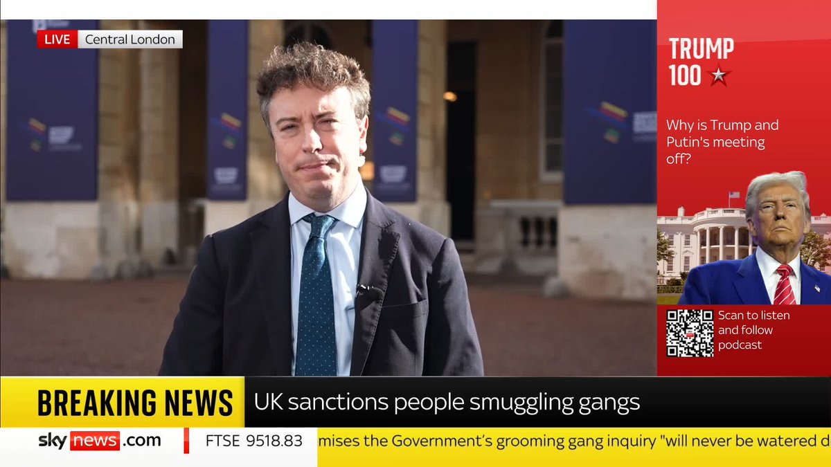 BREAKING: British government sanctions people smuggling gangs. Sky's JayneSeckerSky and Sam Coates Sky report. 📺 Sky 501 and YouTube