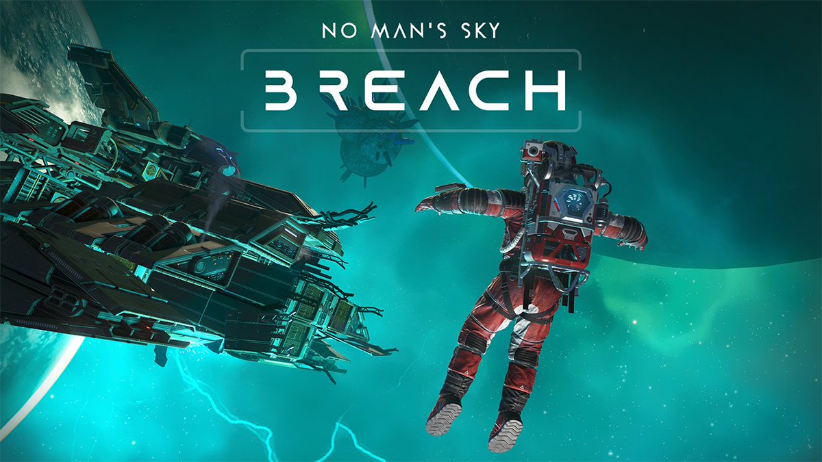 No Man's Sky Breach 🚪Breach Expedition 🏴‍☠️Space Wrecks 🧑‍🚀Prime System Exploration 🔧Salvage Ship Parts 🪐Survive Gas Giants 💎Atlas Corvettes 🦑Infestations 👻Ghost Starship 🎁New Base Parts 🏗️Improved Ship Building 💪Salvaging Out now, a free update