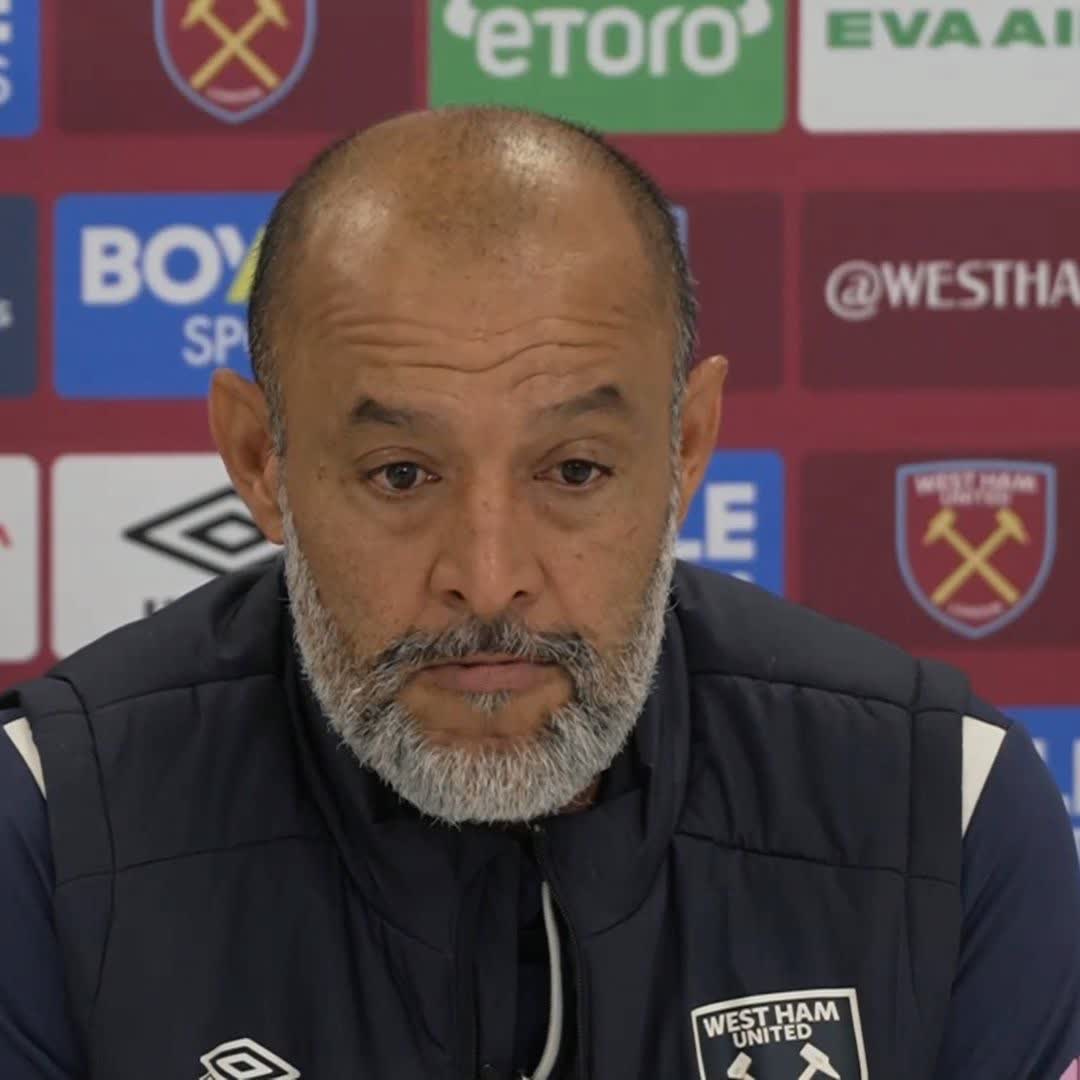 "Anxiety" Nuno Espirito Santo says it's up to his side to "connect with the fans again" ⚒️