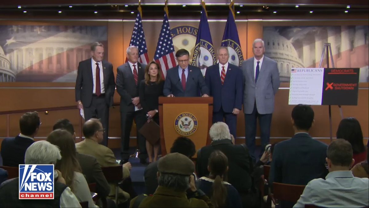 SPEAKER JOHNSON: "This is now the second-longest government shutdown of any kind ever in the history of our country—and it's just shameful." "Democrats keep making history, but they're doing it for all the wrong reasons."