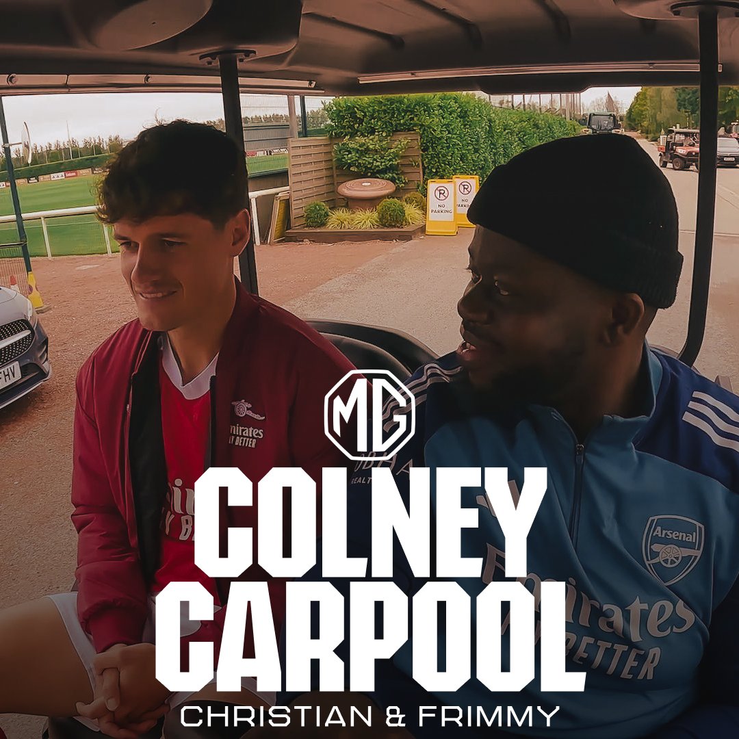 🥰 An emotional Arsenal welcome 🎤 Initiation song of choice 🇩🇰 THAT name pronunciation clip Colney Carpool with Christian Norgaard is now live 🚗 🤝 Presented by MG Motor UK