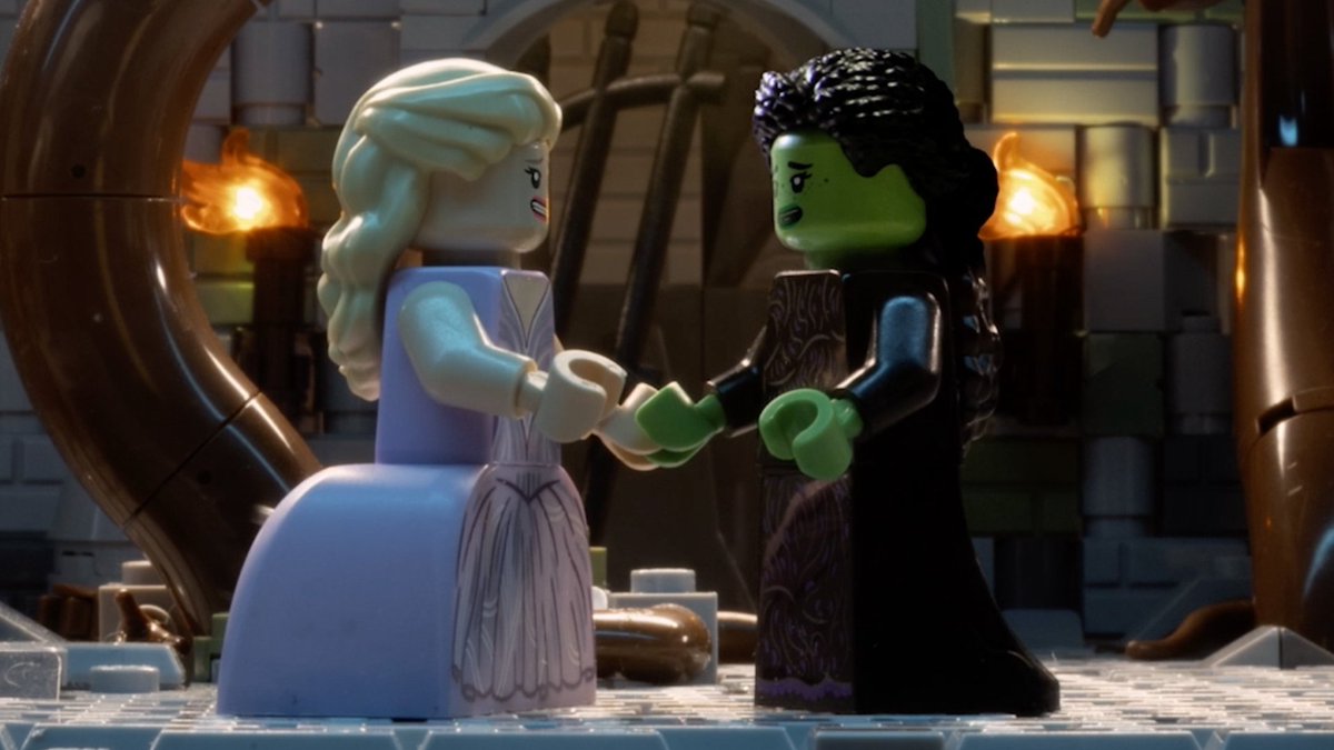 Brooms, bubbles and bricks! Go behind the scenes of Wicked: For Good, LEGO style