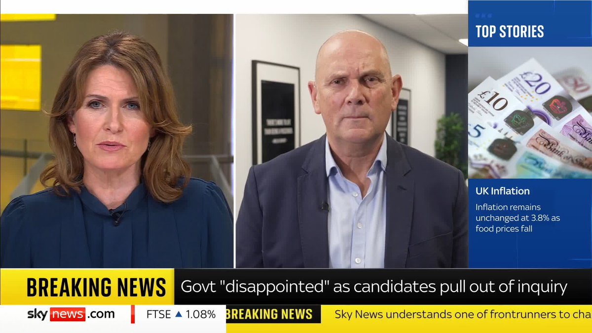 "It's with a heavy heart that I step back from this." Jim Gamble tells JayneSeckerSky that he decided to withdraw from the grooming gangs inquiry because of the toxicity and misinformation which left many victims feeling disrespected. 📺 Sky 501