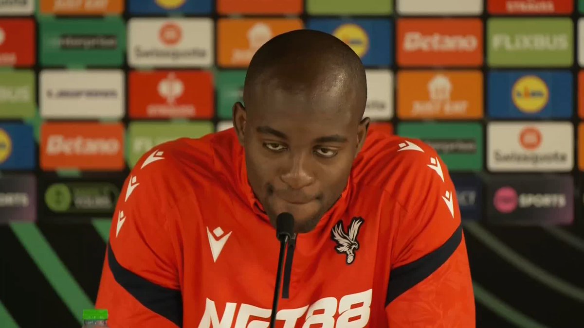 🗣️ "Everything's good." Jean-Philippe Mateta adresses the recent dispute with former teammate Wilfried Zaha.