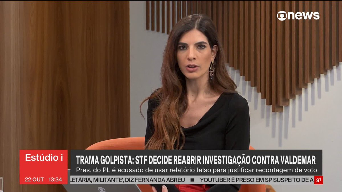 PL foi surpreendido com reabertura de investigação contra Valdemar Costa Neto, apurou Andréia Sadi. “Tomaram um susto de verdade. Na visão deles, isso tem implicação nas eleições de 2026”, disse. #Estúdioi ➡ Assista à #GloboNews: