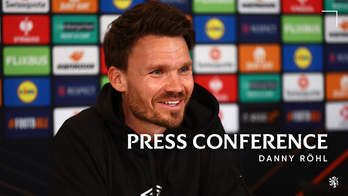 🎙️ Head Coach Danny Röhl spoke to the media ahead of tomorrow's UEFA Europa League match against SK Brann. #UEL