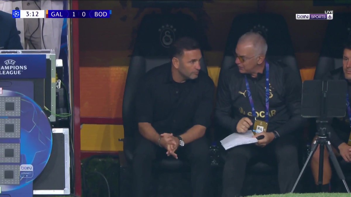 فيكتور أوسيمين يفتتح التسجيل لغلطة سراي #دوري_أبطال_أوروبا #غلطة_سراي