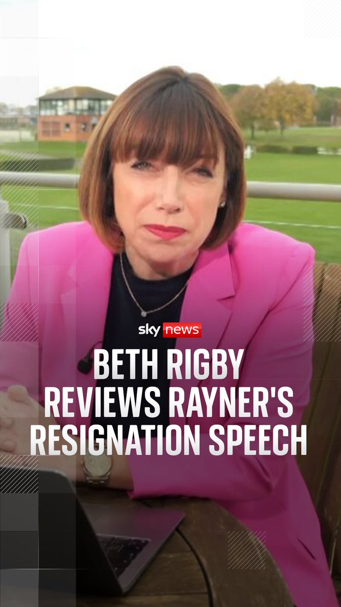 Angela Rayner - the former deputy prime minister and one of Britain’s most powerful politicians - was sensationally forced to quit office over her tax affairs. Sky's Beth Rigby reviews Rayner's House of Commons resignation speech 👇