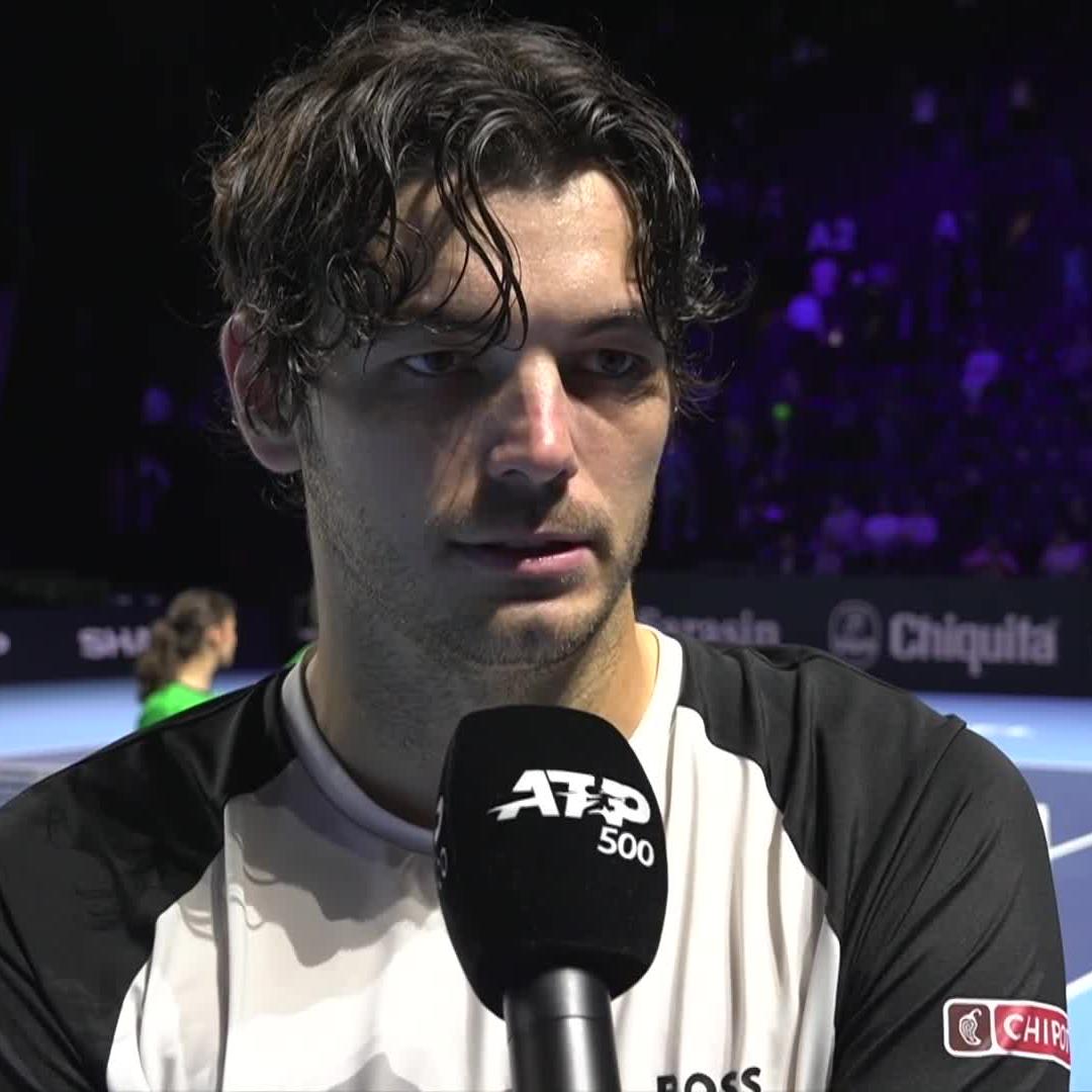 "The second serve is huge" Fritz on the difficulty of facing Shanghai champ Vacherot 🤝 Taylor Fritz Valentin Vacherot #SwissIndoorsBasel