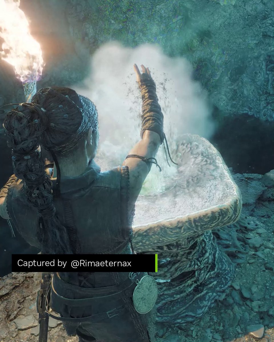 Experience Senua's Saga: Hellblade II with #RTXOn. Witness every haunting detail with ray tracing and DLSS 4. 🎥: Rimaeternax