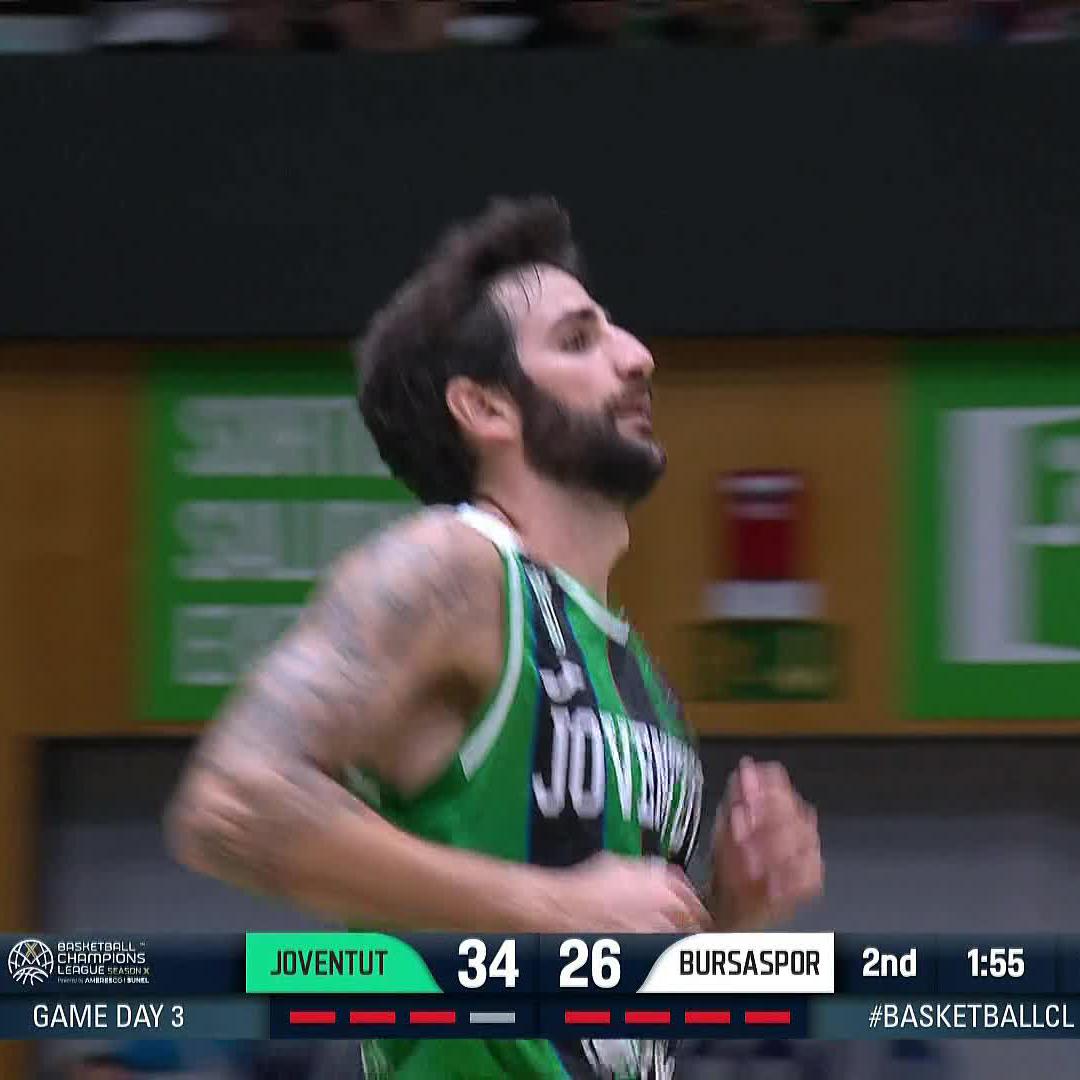 Ricky Rubio making the game of basketball look easy 🦸‍♂️ #BasketballCL | Club Joventut Badalona
