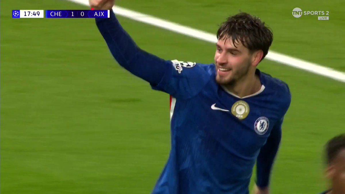 Marc Guiu scores his first goal of the season for Chelsea in the Champions League ⚽ TNT Sports &amp; discovery+ UK