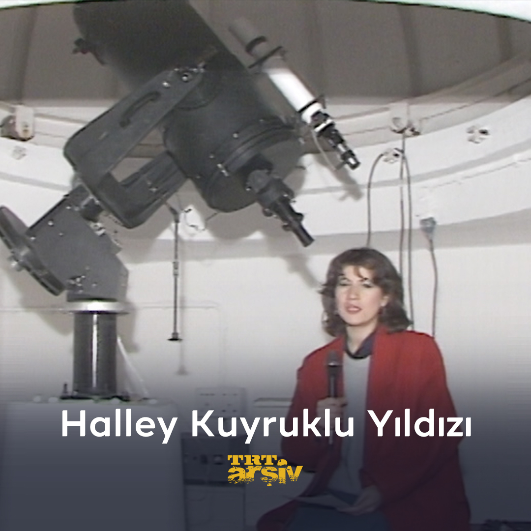 1985 kışında Halley Kuyruklu Yıldızı’nın görünmesiyle, Ankara Üniversitesi Fen Fakültesi Astronomi ve Uzay Bilimleri Bölümü’ne bağlı gözlemevine halkın ilgisi büyük oldu. 🔭 #TRTArşiv