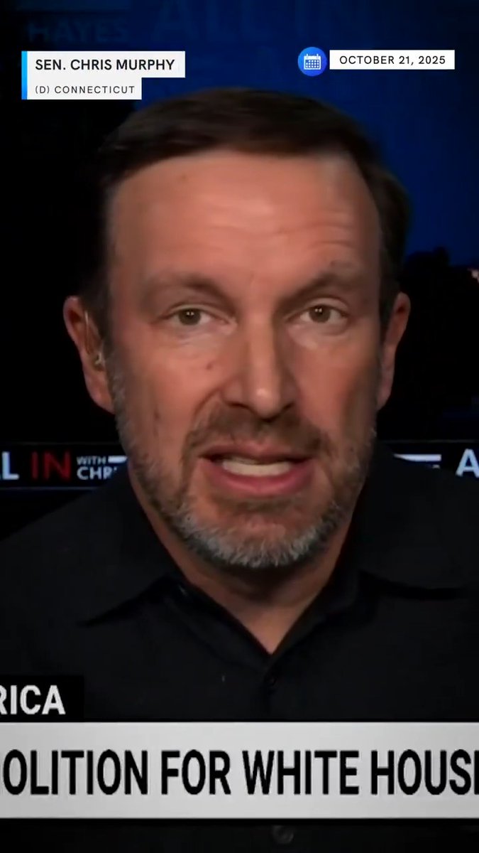 The amount of money that we're about to send to Argentina could settle the Republican shutdown and be used to make sure that the premium increases don't affect 22 million Americans—Trump and Republicans are putting America LAST. Watch Chris Murphy 🟧