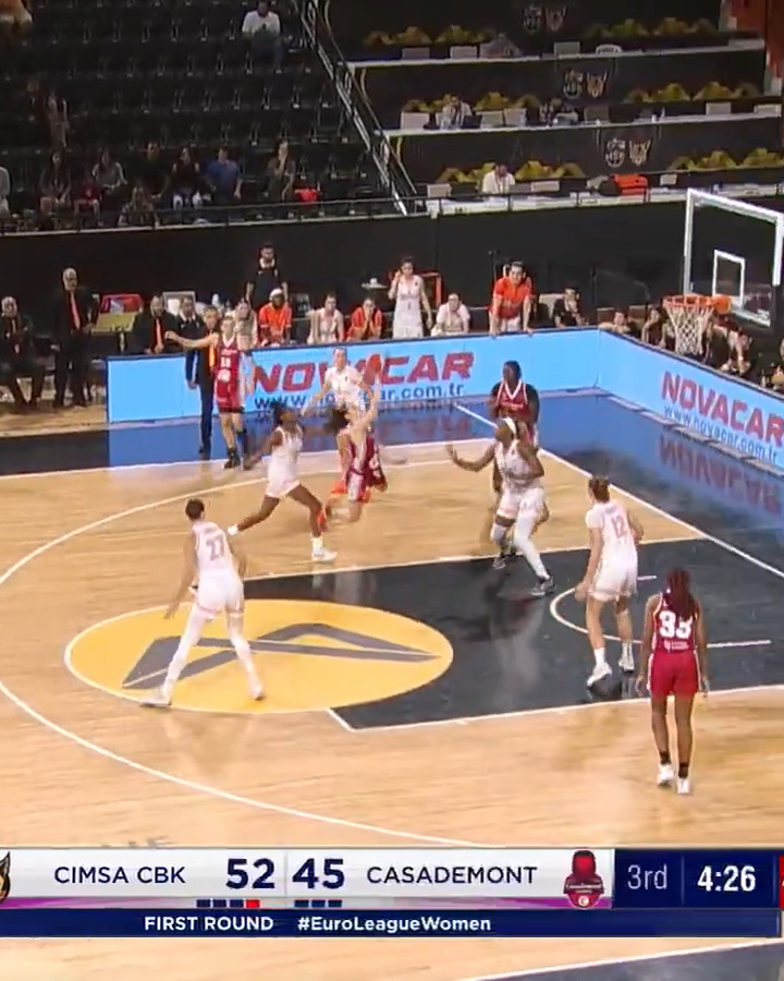 Age: 21 Fear: 0 Carla Leite put on a SHOW tonight! 💎 #EuroLeagueWomen
