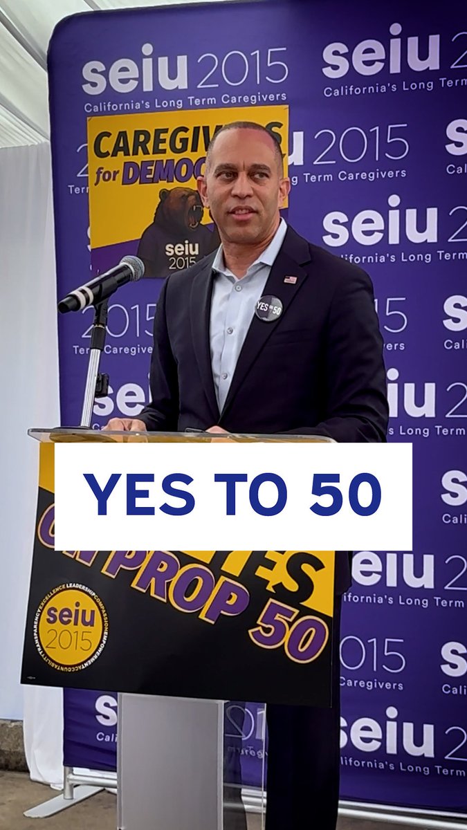 We will not let Donald Trump and corrupt Republicans rig the midterm elections. #YesOnProp50