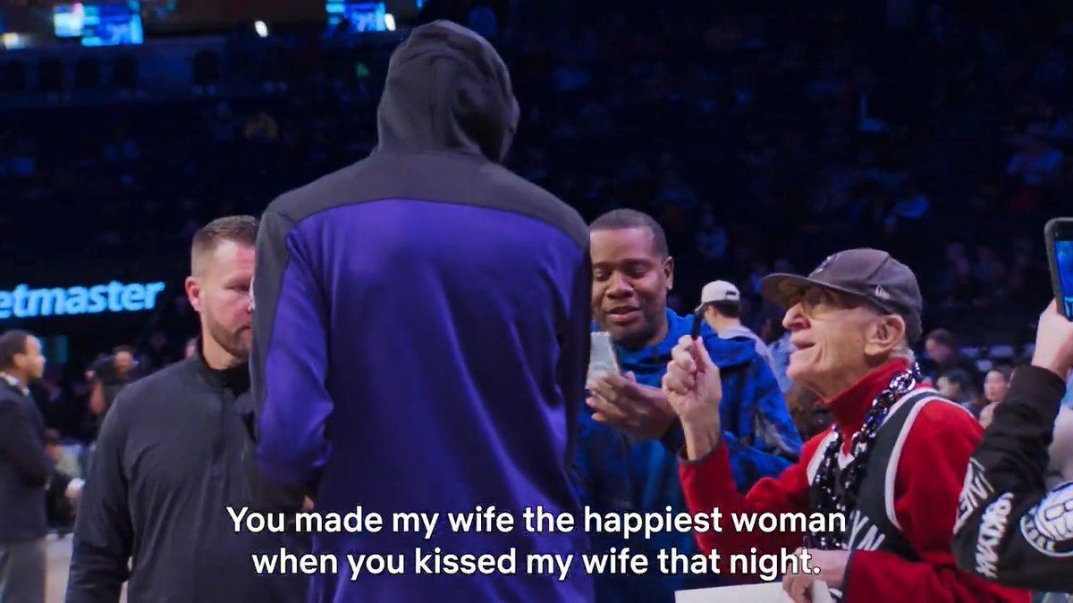 Mr. Whammy to KD: “You made my wife the happiest woman when you kissed her that night. I just lost her.” KD: "My condolences, brother. Love you, man." STARTING 5 | Netflix Sports