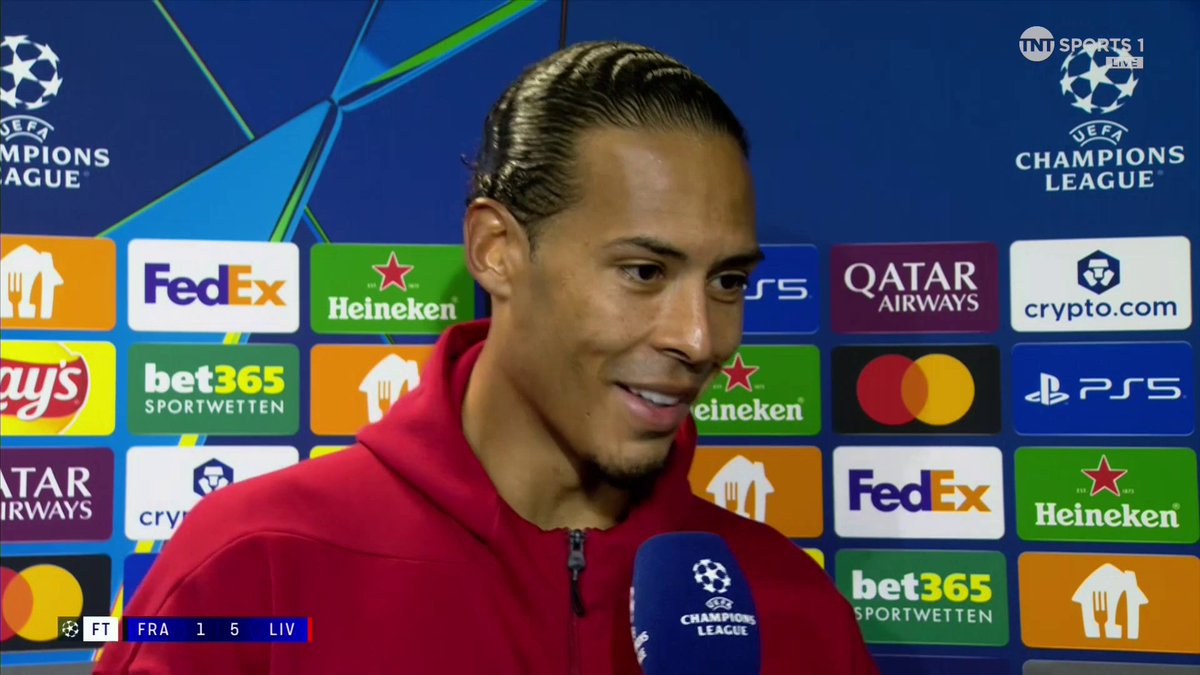 Words of wisdom from Virgil van Dijk... The Liverpool captain admits it's "easy" for him to block out the outside noise 🤫 Jules Breach | TNT Sports &amp; discovery+ UK