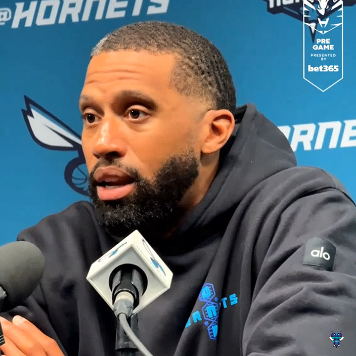 🎙️ Charles Lee on the starting lineup: "We will keep studying it, figuring out what combinations work well." "Brandon, Miles and LaMelo have shown that they have earned the opportunity to start. The other two guys are gonna have to earn it with their performance and with the trust of the coaching staff and their teammates." "Some could also be based on defensive matchups or what makes sense with roster balance depending on the situation we're in during the year. There's been a lot of great communication, and people know to be open-minded and ready for their opportunity." "We have a really deep team, especially when it comes to the competitiveness and skill level of a lot of our guys, so I feel comfortable playing anybody with those other three guys."