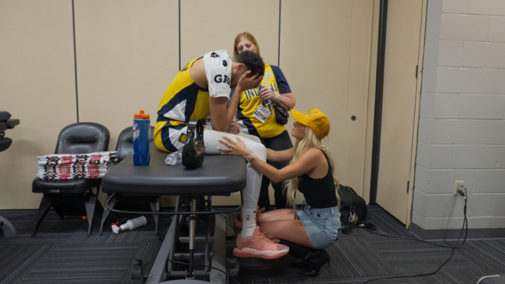 Tyrese Haliburton breaking down the play he got injured in Game 7 of the NBA Finals against OKC is the most gut-wrenching thing ever 💔