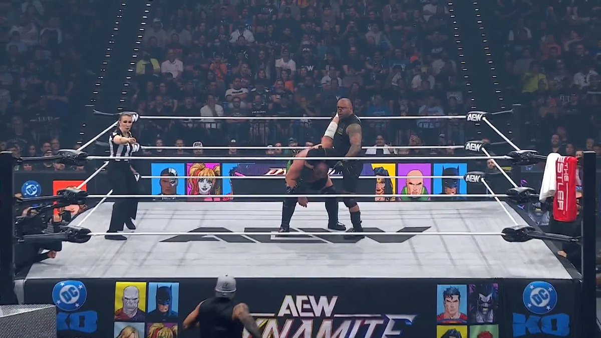 .Lightskin Kingpin cost The Hurt Syndicate the Match! Watch #AEWDynamite LIVE on TBS &amp; HBO Max