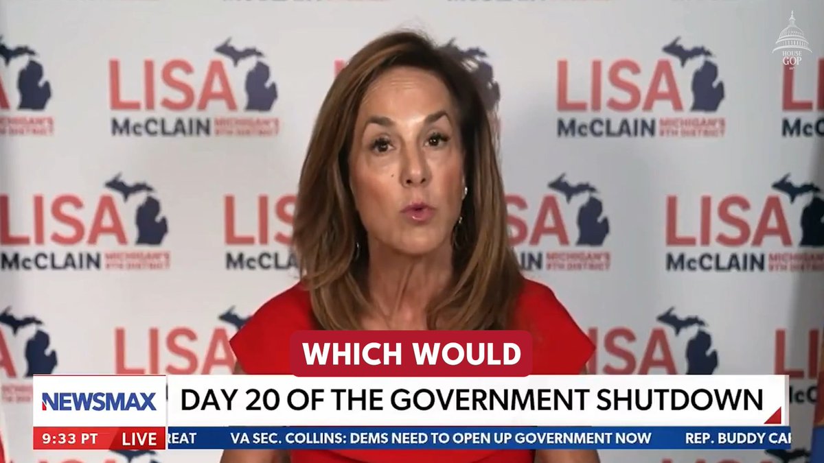 Democrats’ government shutdown is BACKFIRING and American families are paying the price! Congressman Andy Barr Chairwoman Lisa McClain Rep. Marlin Stutzman Rep. James Comer