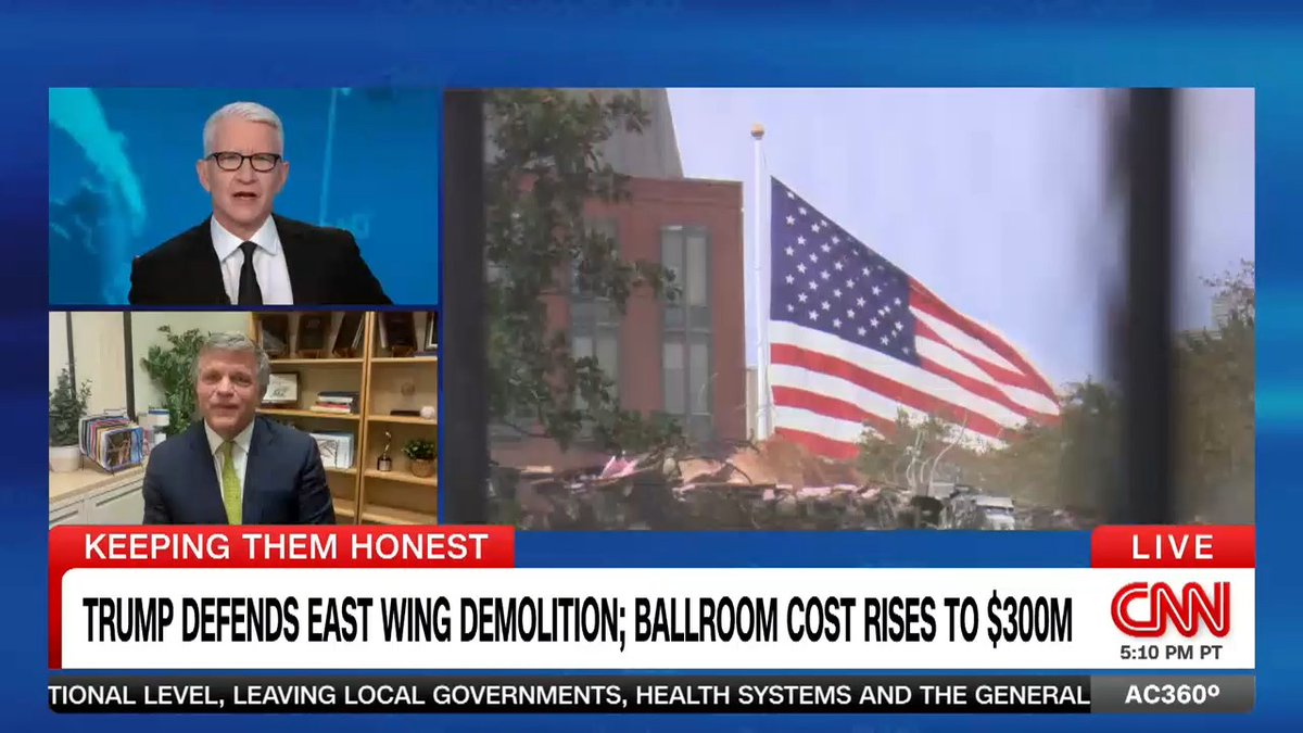 "Deeply depressing": Presidential historian Doug Brinkley on the president demolishing the East Wing of the White House to build a new ballroom.