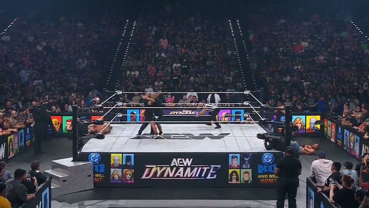 Tomohiro Ishii is out here to even the odds against The Death Riders! Watch #AEWDynamite LIVE on TBS & HBO Max