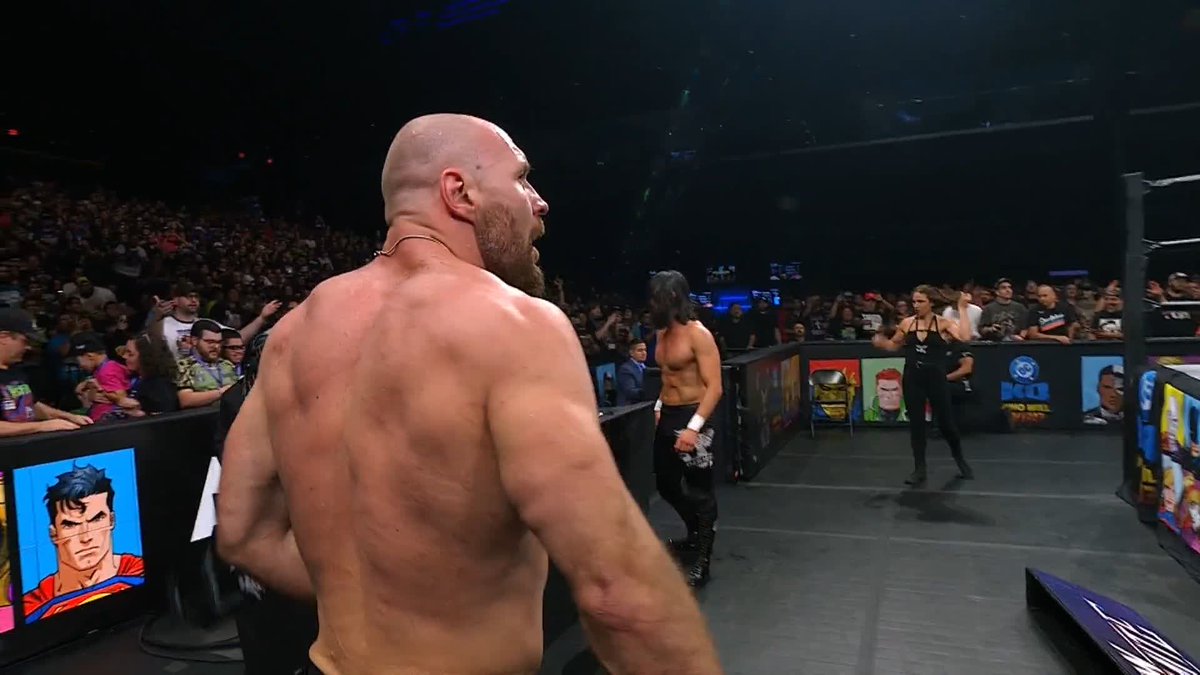 .DARBY ALLIN helps The Conglomeration send The Death Riders running! Watch #AEWDynamite LIVE on TBS & HBO Max