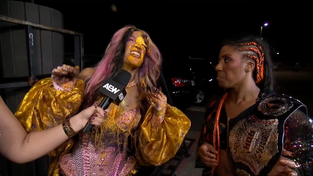 It sounds like Último Moné might be the newest member of the M.I.T. program! Athena is ROH & All Elite! made it clear what’s next, the #AEW Women’s World Tag Team Titles! Watch #AEWDynamite LIVE on TBS & HBO Max