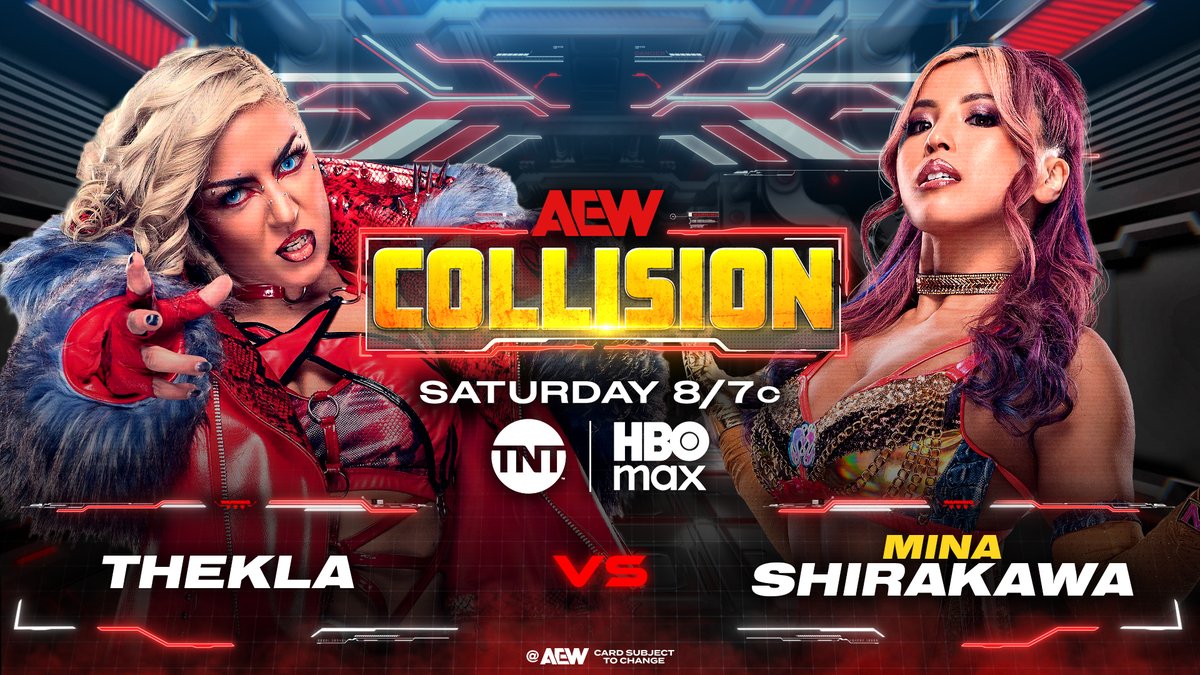 The new duo of Mina Shirakawa♡白川未奈 and “Timeless” Toni Storm enters the #AEW Women’s World Tag Team Championship Tournament, but Thekla テクラ isn’t staying quiet! Watch #AEWDynamite LIVE on TBS &amp; HBO Max