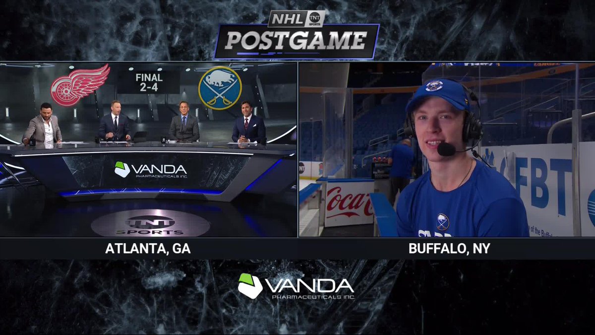 This is AWESOME... Colten Ellis gets to chat with Hank and the boys after getting the win in his first NHL start 🔥