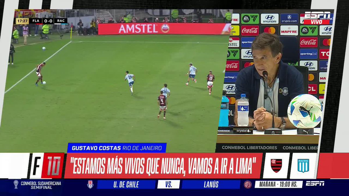 "NO SÉ PORQUÉ NOS ANULARON EL GOL (DE SOSA)." Gustavo Costas habló sobre la polémica de la noche en el Maracaná. ¿Qué te pareció? 📺 Mirá TODA la CONMEBOL #Libertadores por #DisneyPlus Plan Premium