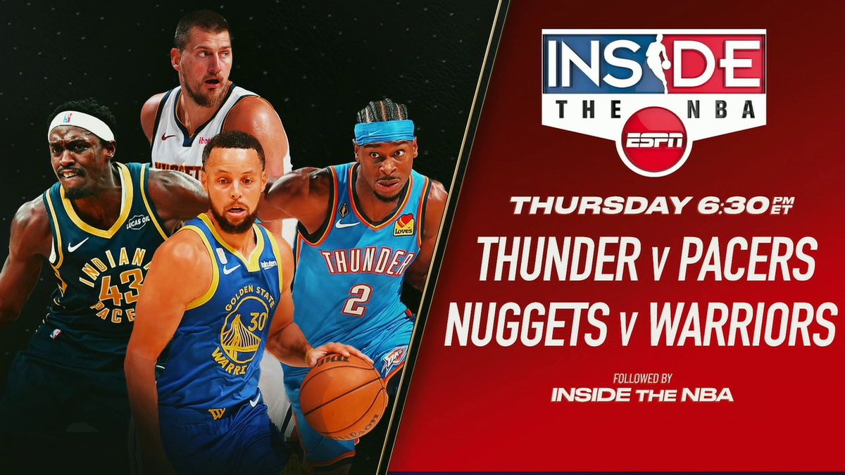 "We'll be here today." 😭 Inside the NBA is on BACK-TO-BACK NIGHTS‼️ Tune in Thursday at 6:30 PM ET on ESPN 🍿