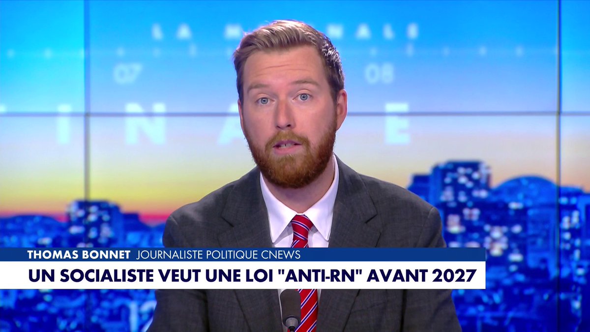 L'édito de Thomas Bonnet : «Un socialiste veut une loi "anti-RN" avant 2027» dans #LaMatinale
