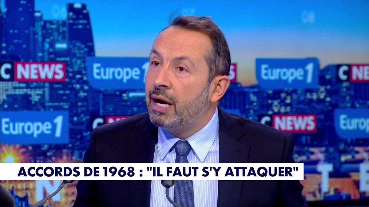 Sébastien Chenu sur les négociations entre la France et l'Algérie : «Pour faire un bras de fer avec l'Algérie, il faut un bras et j'ai l'impression que Laurent Nuñez se coupe lui-même ce bras en refusant de tenter ce rapport de force avec l'Algérie», dans #LaGrandeInterview