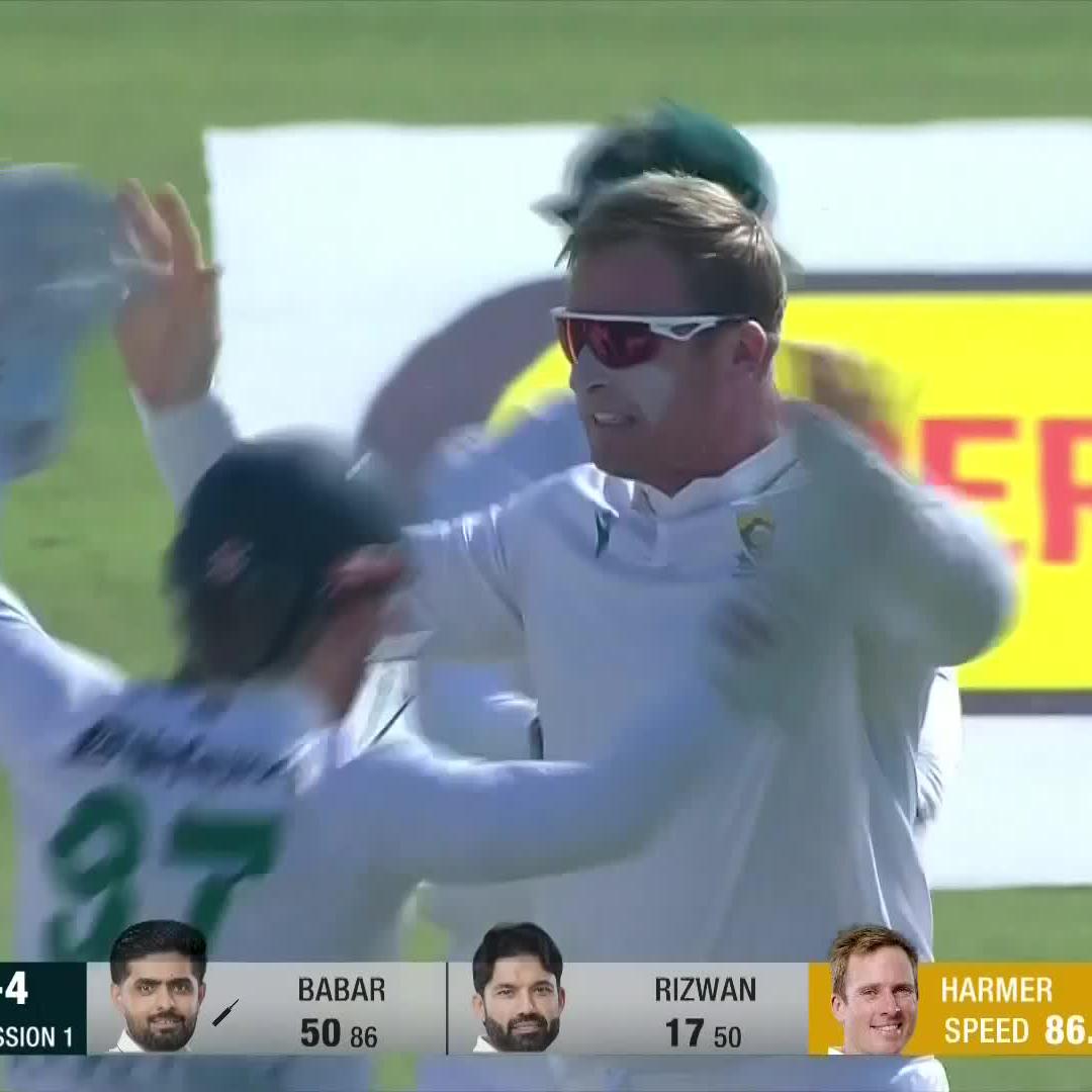 Simon Harmer ๐ฟ๐ฆ๐ฅ South Africa's destroyer in chief in Pakistan's second innings ๐ฃ๐ฅ ๐บ Stream #PAKvSA on DStv: #SSCricket