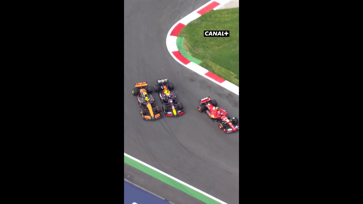 Il y a un an, c’était déjà très chaud entre Norris et Verstappen 👀 Qu’en sera-t-il ce week-end ? 📺 Le Grand Prix du Mexique 2025 sera disponible gratuitement sur l’application CANAL+ ! #F1 #MexicoGP