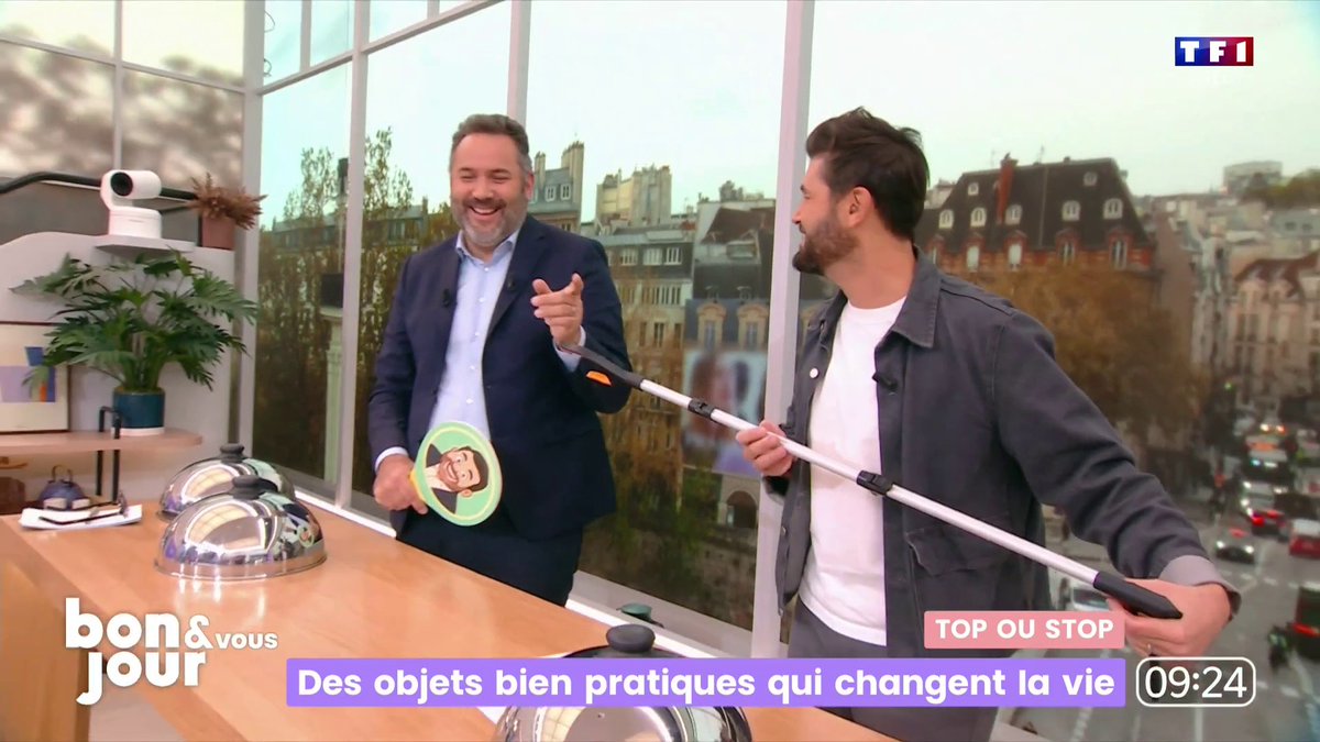 😳 "C'était sûr que ça allait déraper !" : quand le test de la pince de ramassage de Christophe Beaugrand-Gerin et Bruce Toussaint part en vrille 🤣 #BonjourLaMatinaleTF1