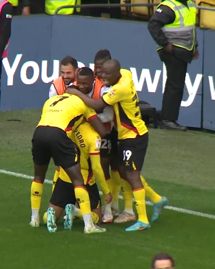 On this day in 2022 🗓️ Watford beat Luton 4-0! 🐝 Joao Pedro amongst the goals 🇧🇷